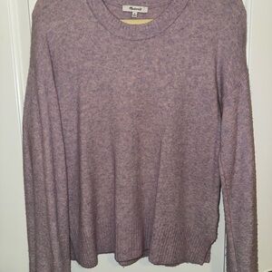 Madewell Lavender Crew Neck Sweater